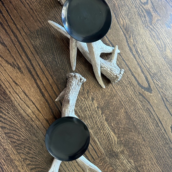Faux Deer Antler Candle Holders - Picture 8 of 9